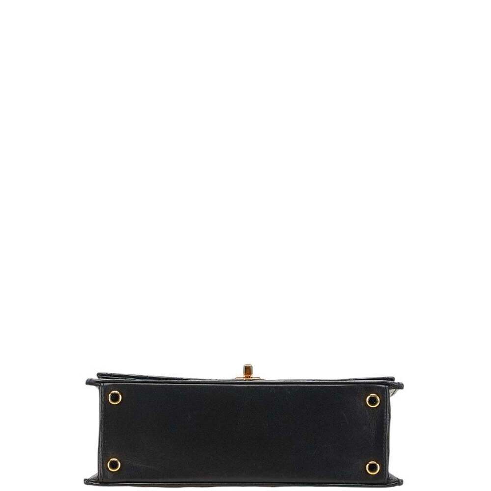 CHANEL Black Lambskin Leather Shoulder Bag - Picture 3 of 16